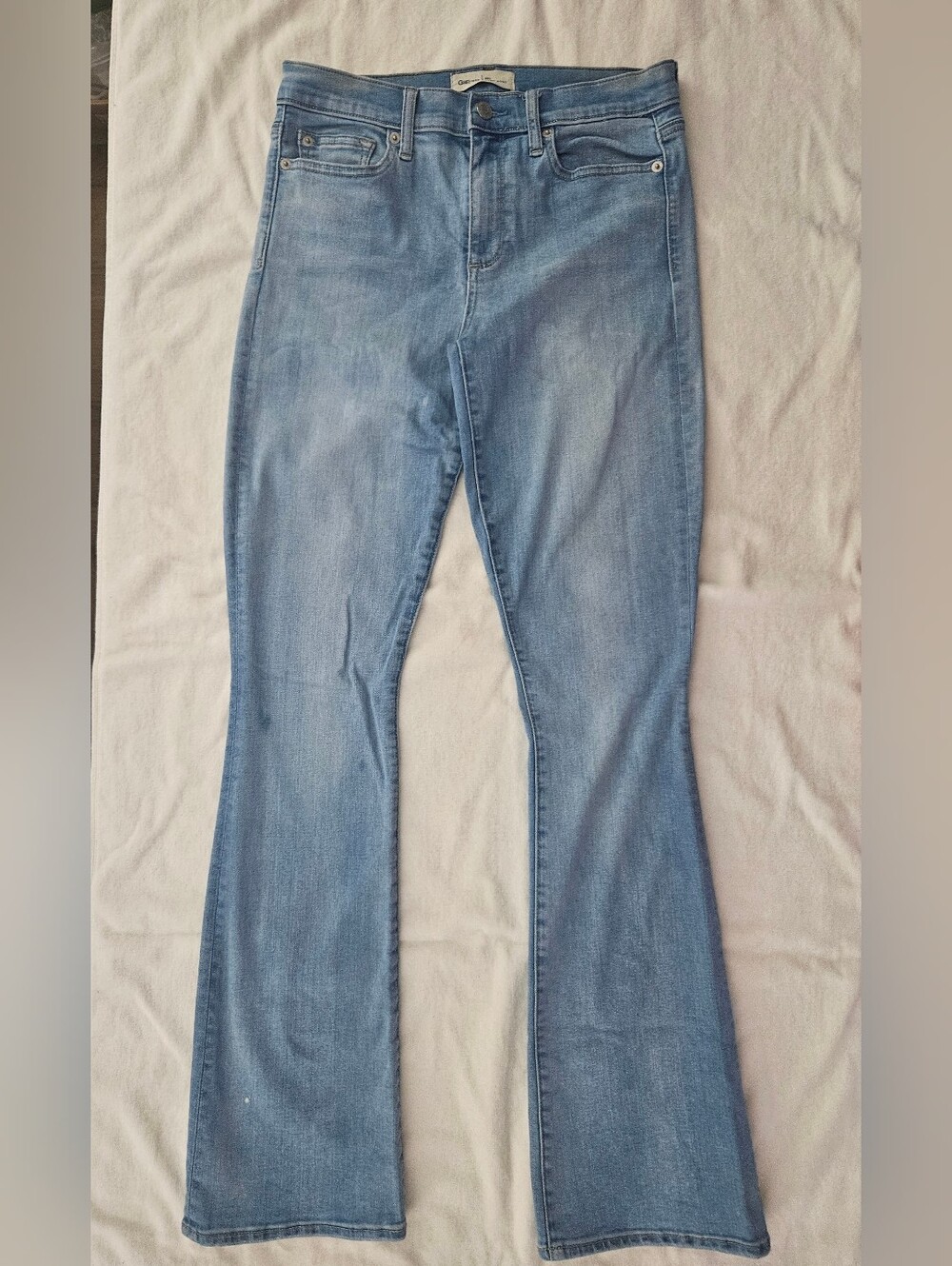 GAP 1969 Baby Boot High Rise Flare Jeans Light Wash - 28L / 6 Long